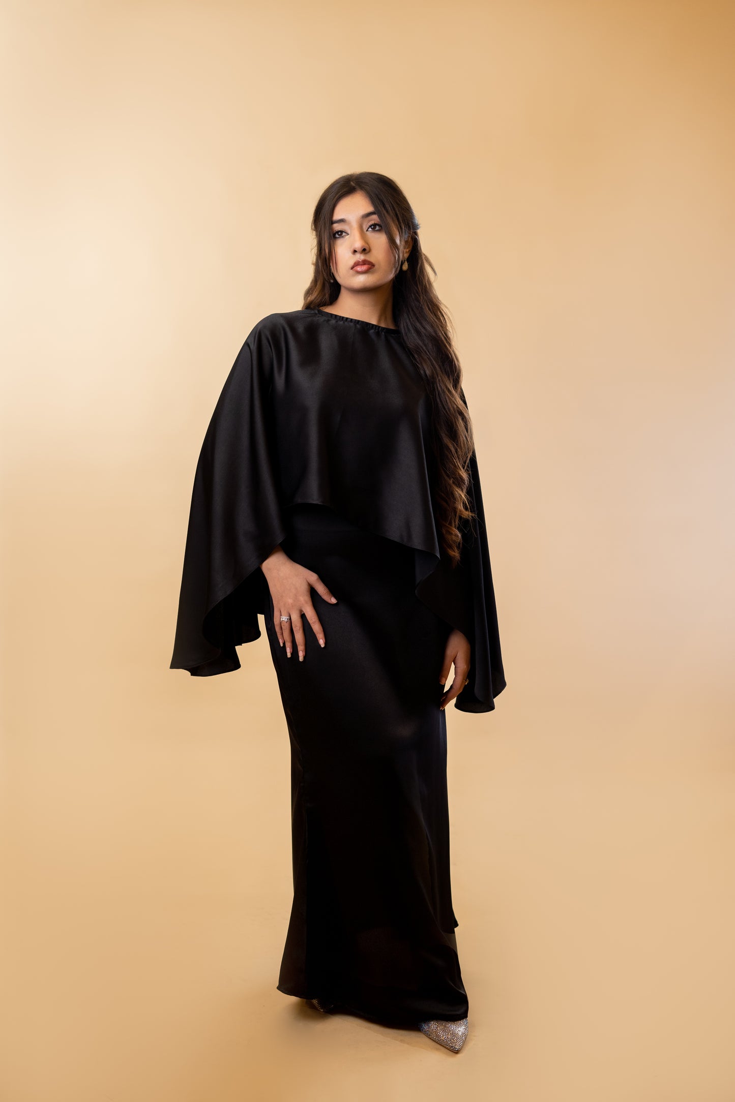 Raven Cape Dress