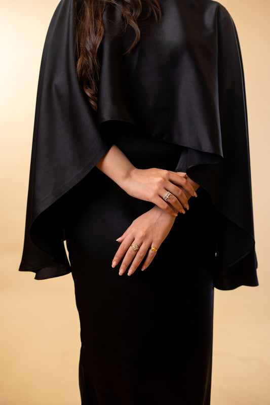 Raven Cape Dress