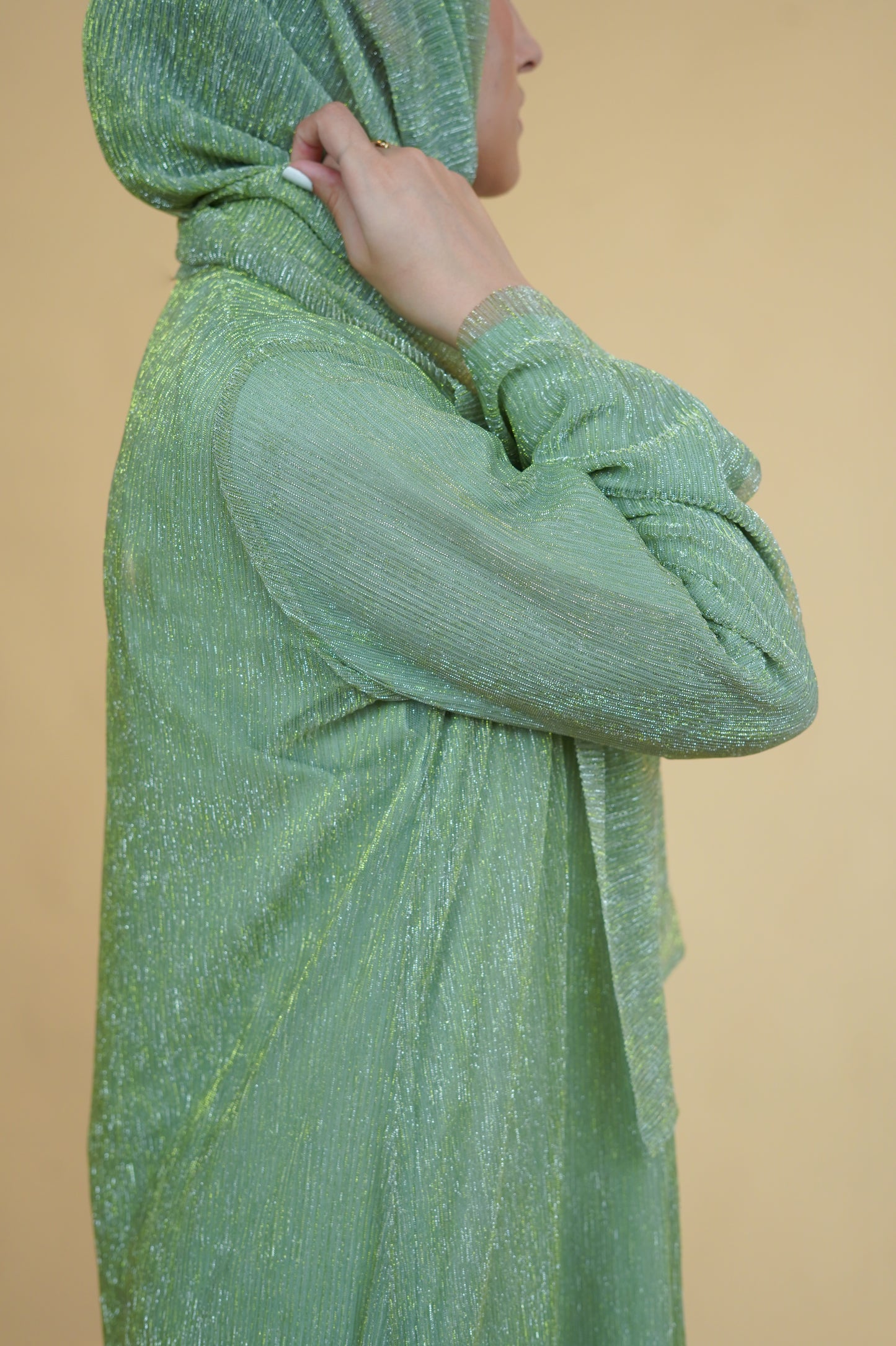 Pistachio Moonlight Abaya Set