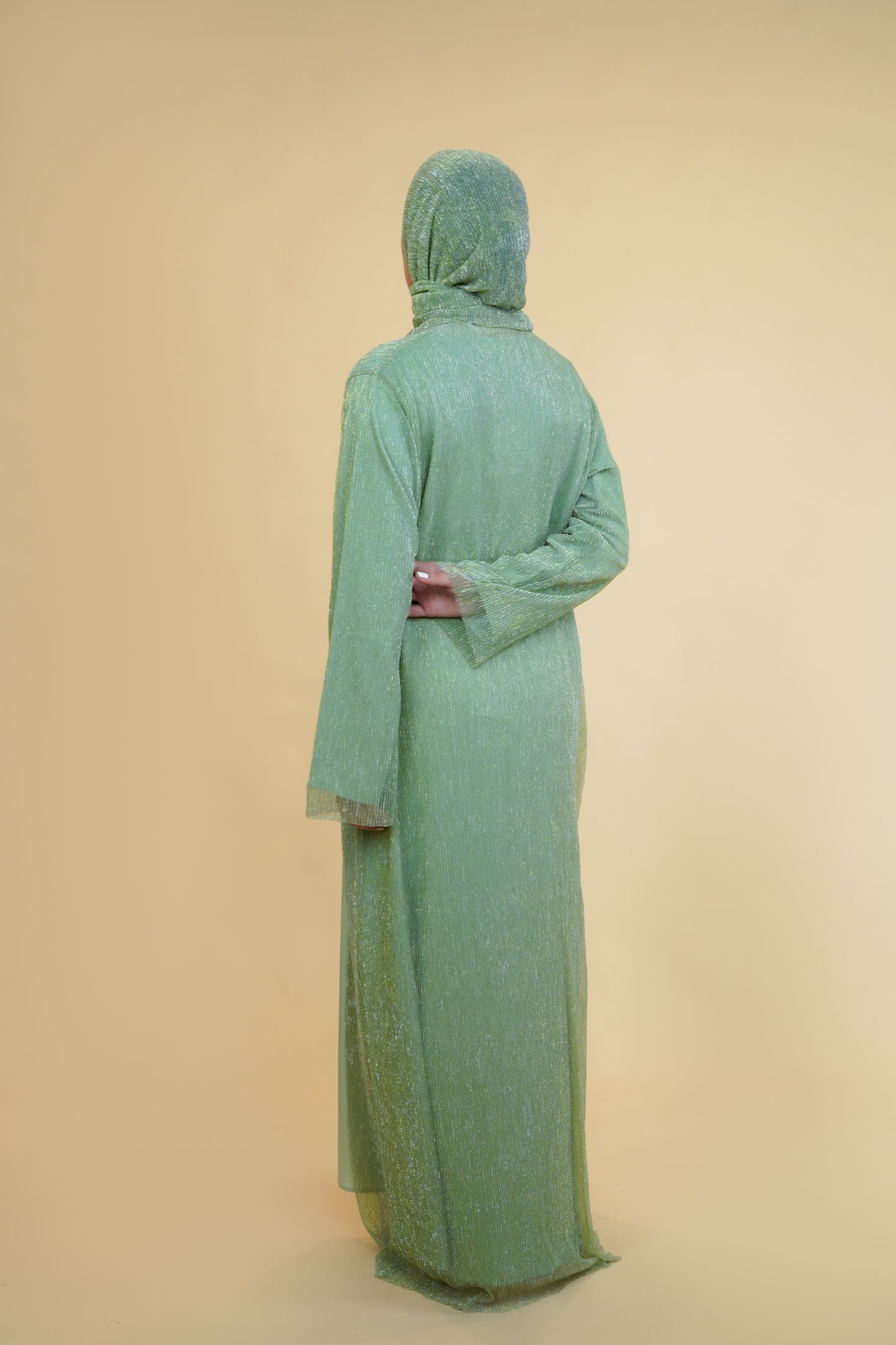 Pistachio Moonlight Abaya Set