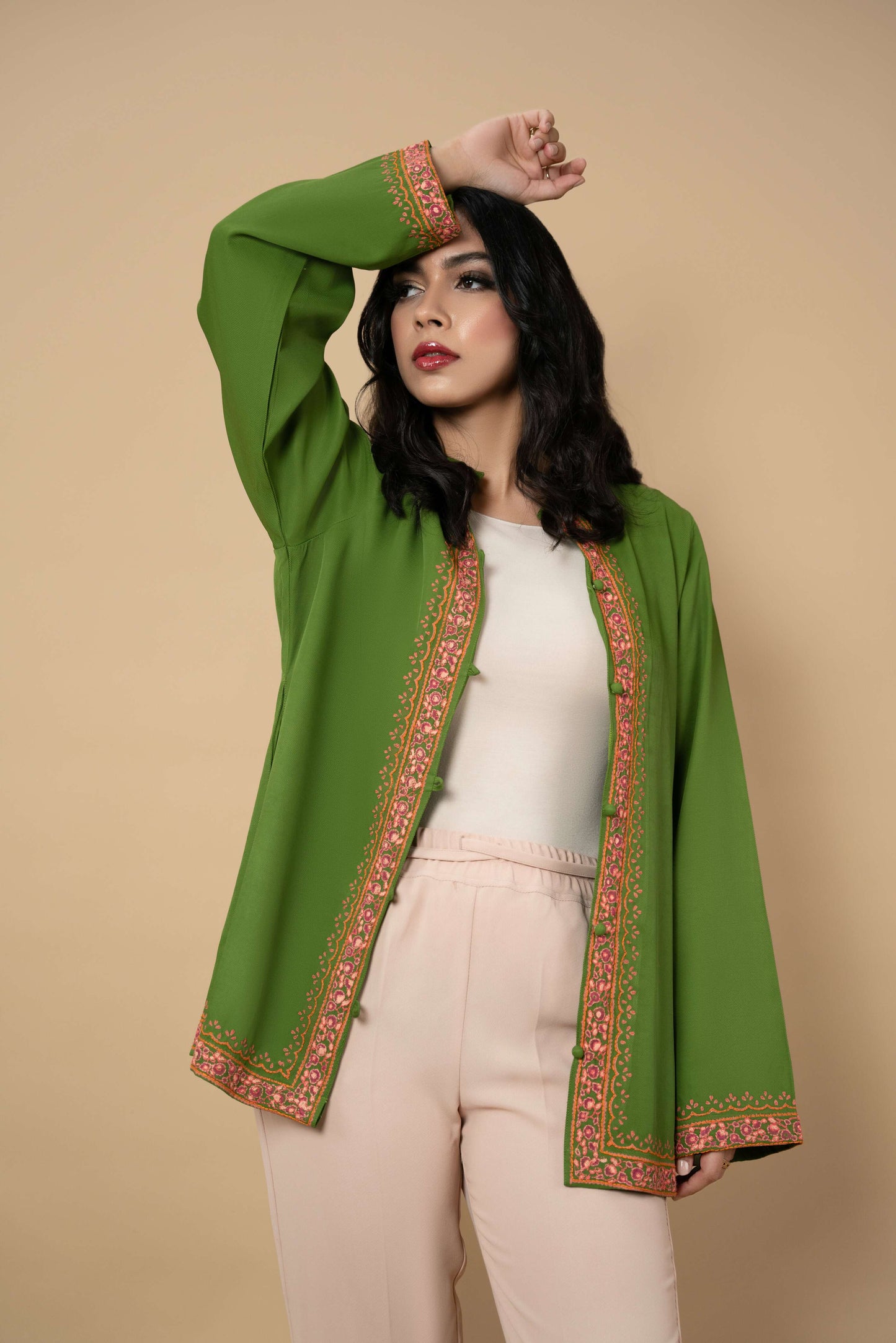 Tarbooz Handworked Pheran Jacket