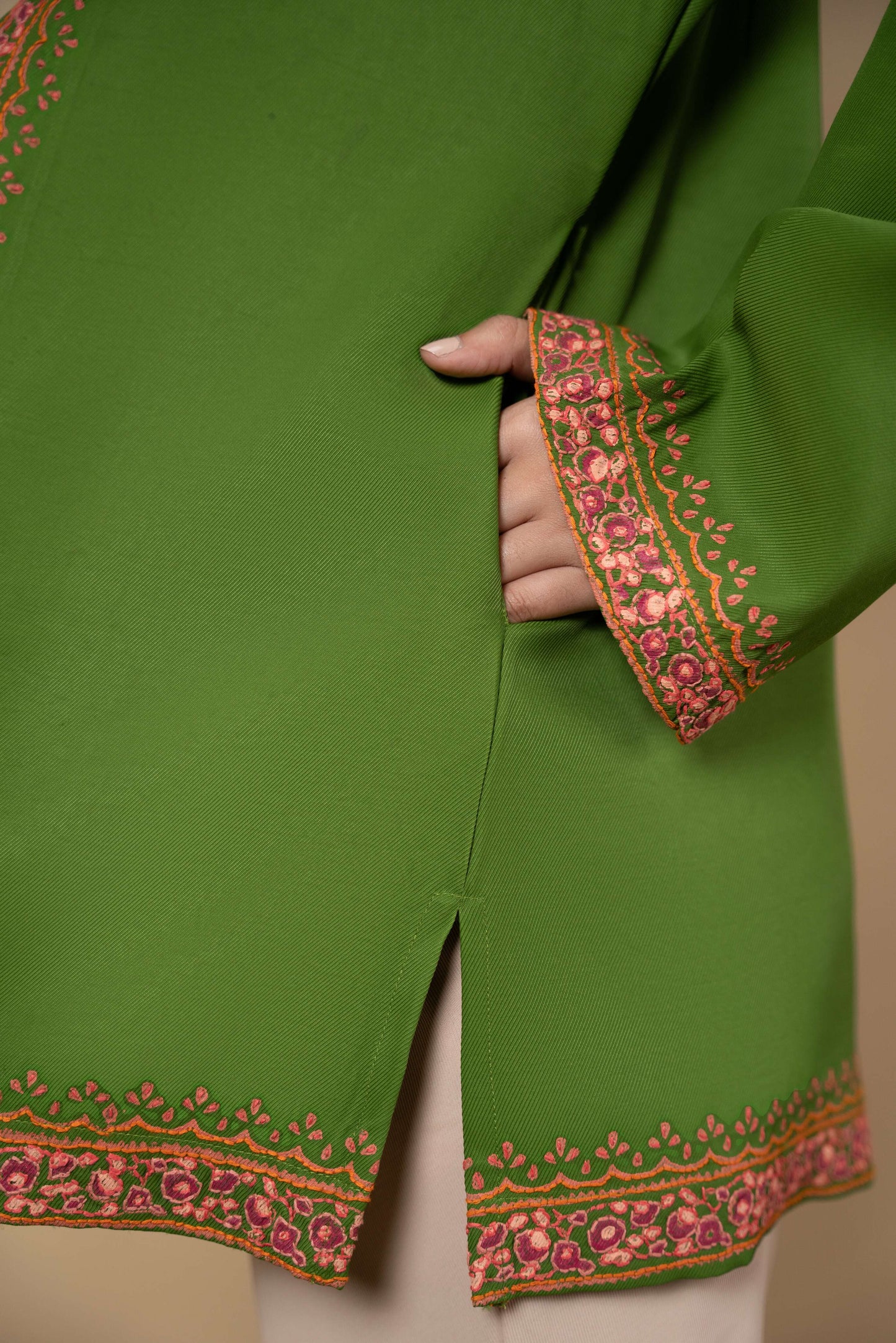 Tarbooz Handworked Pheran Jacket