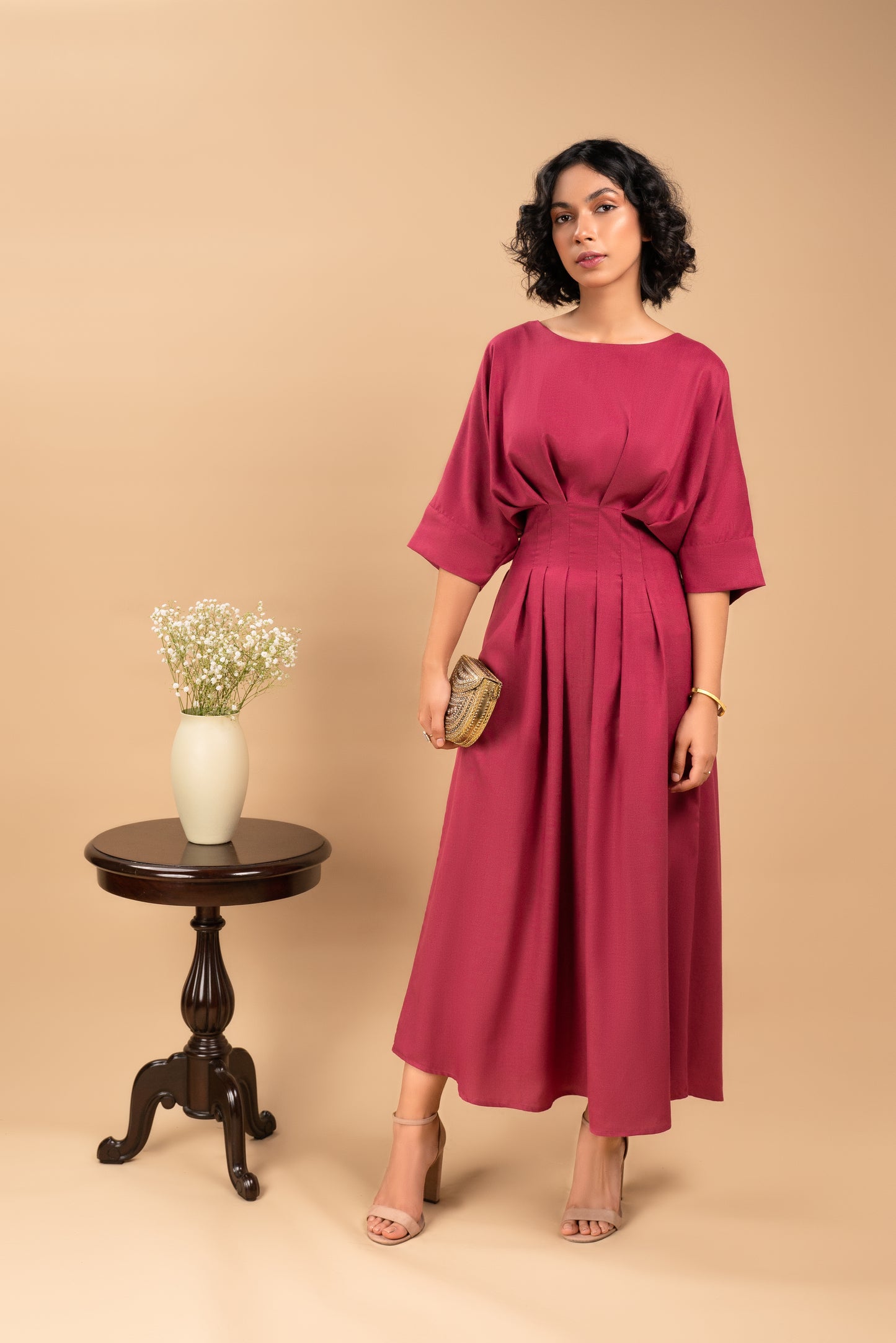 Deep Fuchsia Dress